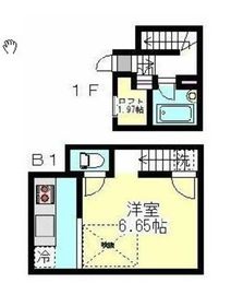 ニューディレクトレジデンス学芸大学 1階 間取り図