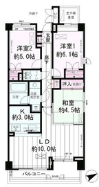 パークレジデンス戸越公園 209 間取り図