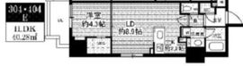 ミリアレジデンス根岸柳通 404 間取り図