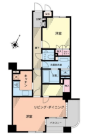 エクセル原宿グレイスコート 8階 間取り図