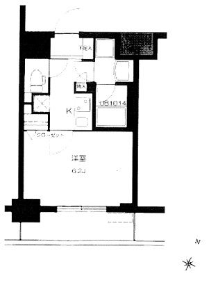 T&G神田マンション 705 間取り図