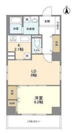 ローズマンションミヤハラ 501 間取り図