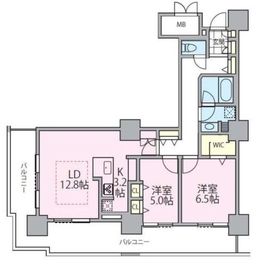 ロイヤルパークスタワー南千住 1607 間取り図