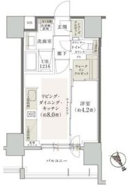 イニシア大森町N'sスクエア 15階 間取り図