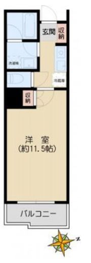 白金タワー 7階 間取り図
