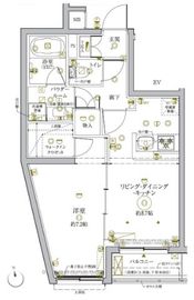 クレイシアIDZ新宿落合ディアコート 1階 間取り図