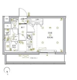 クレイシアIDZ新宿落合ディアコート 3階 間取り図