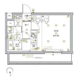 クレイシアIDZ新宿落合ディアコート 3階 間取り図