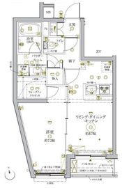 クレイシアIDZ新宿落合ディアコート 4階 間取り図