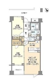 パークハウス目黒東山 4階 間取り図