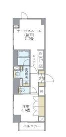 アパートメンツ南麻布2 701 間取り図