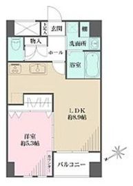 アビオン中野坂上 A321 間取り図