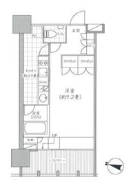 イクサージュ目黒 2階 間取り図