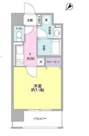オーククレストビル 701 間取り図