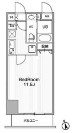 アーバンフラッツ池袋プレミアム 2002 間取り図