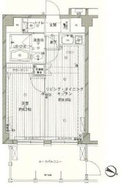 コスモリード西馬込 705 間取り図