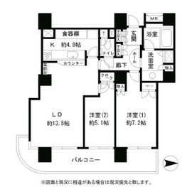 リバーポイントタワー 304 間取り図