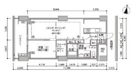 東雲キャナルコートCODAN 16-407 間取り図