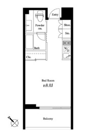 カスタリア初台2 207 間取り図