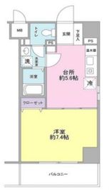 ヴェルデ東日本橋 1101 間取り図