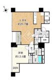 ローレルタワールネ浜松町 23階 間取り図
