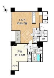 ローレルタワールネ浜松町 23階 間取り図