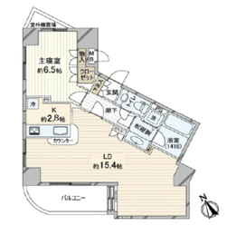 エクセル原宿グレイスコート 4階 間取り図