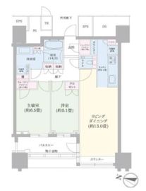 パークコート文京小石川ザ・タワー 38階 間取り図