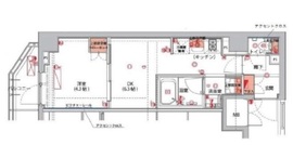 ハーモニーレジデンス神楽坂ヒルズsecond 111 間取り図