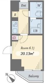 ダイヤモンドタワー西小山 201 間取り図