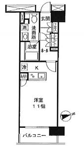 メゾンカルム代々木公園 703 間取り図