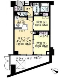 オープンレジデンシア目黒花房山 地下2階 間取り図