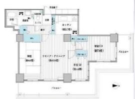 ベルタワー 2307 間取り図