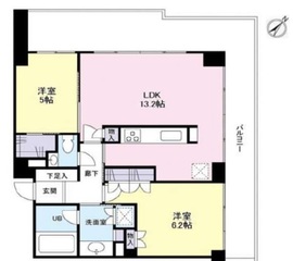 ドゥーエ千石 504 間取り図