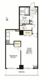 シーリアお台場 1-2204 間取り図