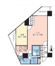 エクセレント麻布十番 11階 間取り図