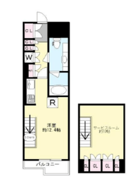 エクティ神山町 1階 間取り図