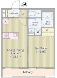 アイフラット目白 101 間取り図