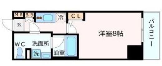 レグゼ秋葉原イースト 6階 間取り図