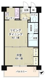 ルミエール祐天寺 105 間取り図
