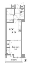 ガーデン代々木参宮橋 3階 間取り図