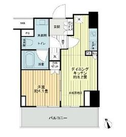 ザ・パークハウス上野 5階 間取り図