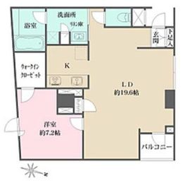 グラスタワー 203 間取り図