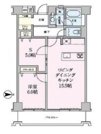 ボヌール東池袋 302 間取り図