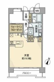 ライオンズマンション渋谷シティ 8階 間取り図