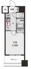 ドゥーエ新川 1203 間取り図