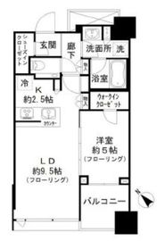 シティタワー武蔵小山 32階 間取り図