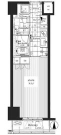 コンパートメント東京中央 3階 間取り図