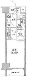ルフレプレミアム神楽坂 7階 間取り図