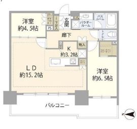 品川イーストシティタワー 24階 間取り図